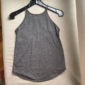 Lululemon Fast As Light Singlet HeatheredBlack sz2